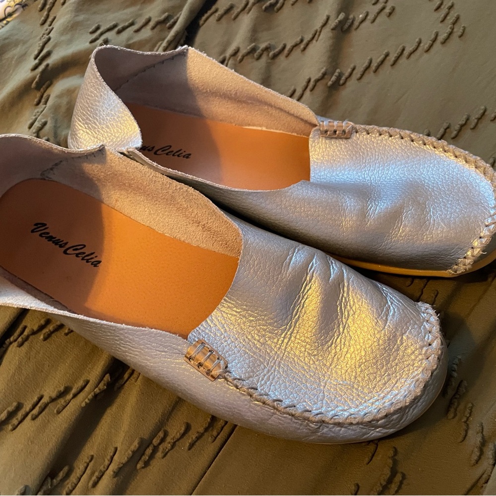 silver loafers!